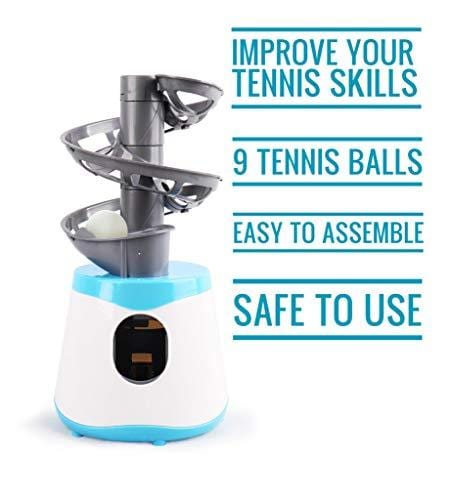 Tennis Ball Machine for Table Tennis: Tennis Ball Launcher for Kids - Ping Pong Pitcher- Enhances Kids' Batting Skills - Safe and Suitable for Indoor and Outdoor Games