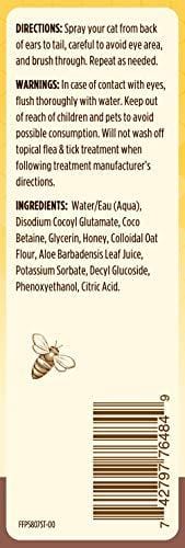 Burt's Bees for Cats Dander Reducing Spray with Colloidal Oat Flour & Aloe Vera, 10 oz