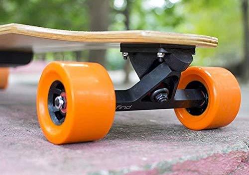 Maxfind Maxa Electric Skateboards 18.6 mph Hub Brush Motor 8 Miles Range 176 Lbs 7 Layers Maple Longboard with Wireless Remote Control