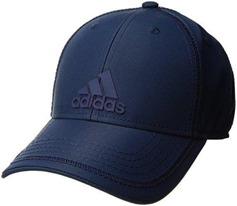 adidas Mens Contract III Structured Adjustable Cap, Mystery Blue/Scarlet, One Size [product _type] adidas - Ultra Pickleball - The Pickleball Paddle MegaStore