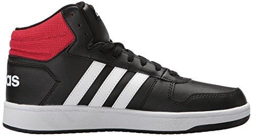 adidas Men's VS Hoops Mid 2.0, Core Black/White/Scarlet, 10.5 M US