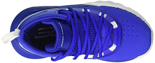 Under Armour Boys' Pre School SC 3Zer0 II Basketball Shoe, Royal (400)/White, 3