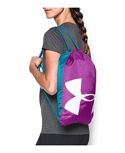 Under Armour Ozsee Sackpack, Black/Steel, One Size