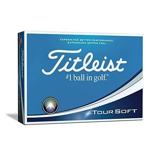 Titleist Tour Soft Golf Balls, White (One Dozen)