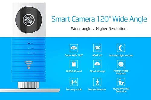 WiFi Doggie Cam Monitor, 3T Clever Dog 2nd Generation 120 ° Wide Angle Wireless Security WiFi Camera Support Android iOS APP Remote Control