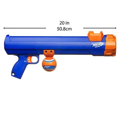 Nerf Dog 20inch Tennis Ball Blaster Gift Set with 4 Tennis Balls