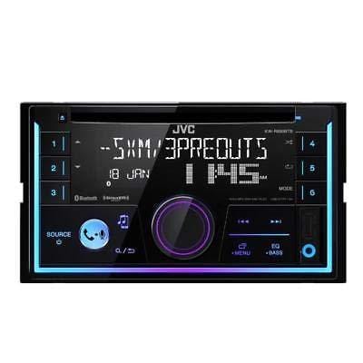 JVC KWR930BT Car Stereo - Double Din, Bluetooth, CD,MP3/USB AM/FM Radio, Multi Color Illumination