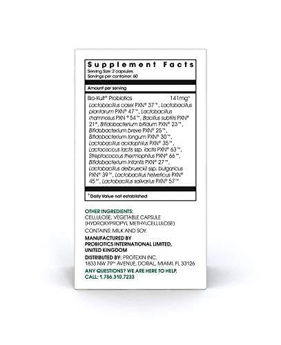 Bio-Kult Advanced 14 Strain Probiotic Supplement  - Probiotics for Maintaining Healthy Digestive and Immune Systems - Pack of 120 Capsules