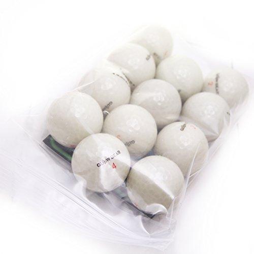 GlowV2 Night Golf Balls (12-Pack) - Best Hitting Ultra Bright Glow Golf Ball - Compression Core and Urethane Skin