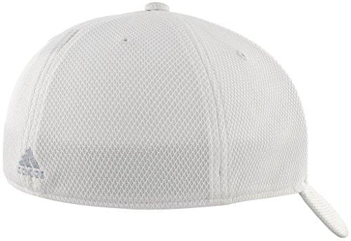 adidas Men's Release Stretch Fit Structured Cap, White/Clear Grey, Large/X-Large