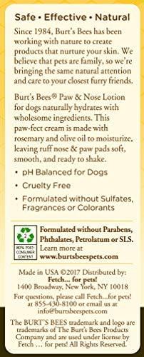 Burt's Bees for Dogs All-Natural Paw & Nose Lotion with Rosemary & Olive Oil | For All Dogs and Puppies, 4oz