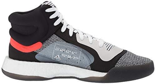 adidas Men's Marquee Boost, White/Black/aero Blue 11 M US