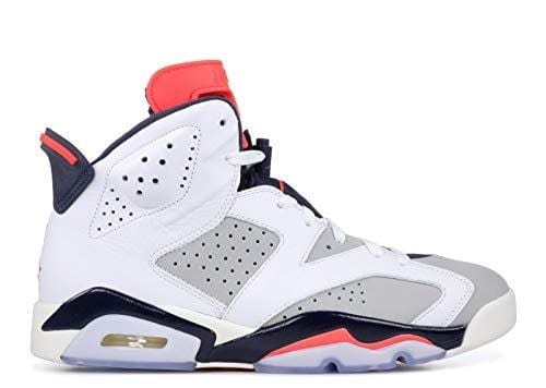 Nike Jordan Retro 6 - Men's (13, White/Infrared 23/Neutral Grey/White/Sail)