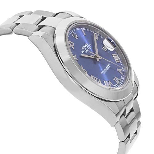 NEW Rolex Datejust II 41MM Stainless Steel Blue Dial Roman Oyster Mens watch 116300 BLRO