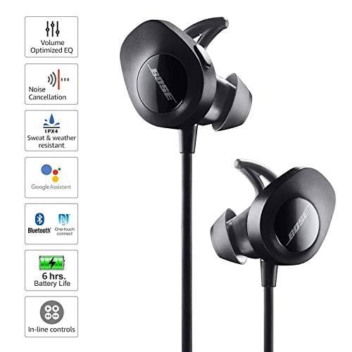 Bose SoundSport Wireless Headphones, Black