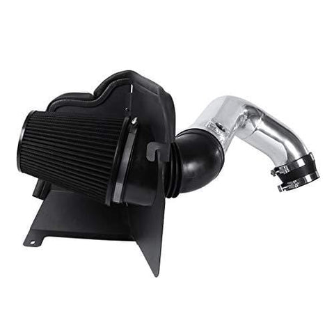 Carpartsinnovate For 04-05 Chevy Silverado GMC Sierra V8 Diesel Cold Air Intake System+Heat Shield
