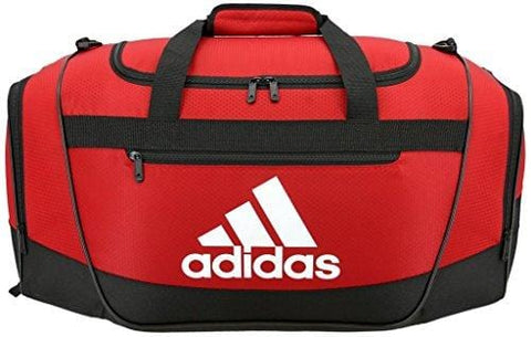 adidas Defender III Duffel Bag, Red/Black/White, Large