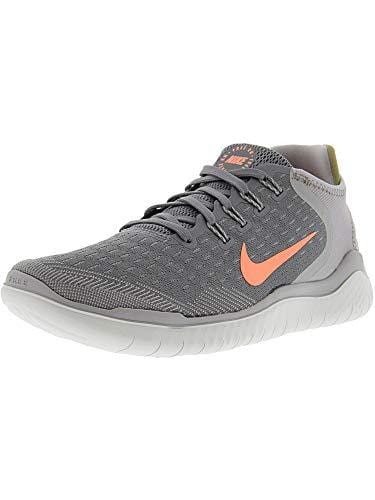 Nike Women's Free RN 2018 Running Shoe (7.5 B(M) US, Gunsmoke/Crimson Pulse/Atmosphere Grey)