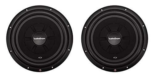 2) ROCKFORD FOSGATE R2SD4-12 12" 1000W Car Shallow Mount Slim Subwoofers Subs