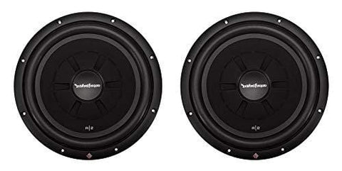 2) ROCKFORD FOSGATE R2SD4-12 12" 1000W Car Shallow Mount Slim Subwoofers Subs