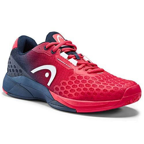HEAD Men's Revolt Pro 3.0 Tennis Shoes, Red/Dark Blue (14 US)