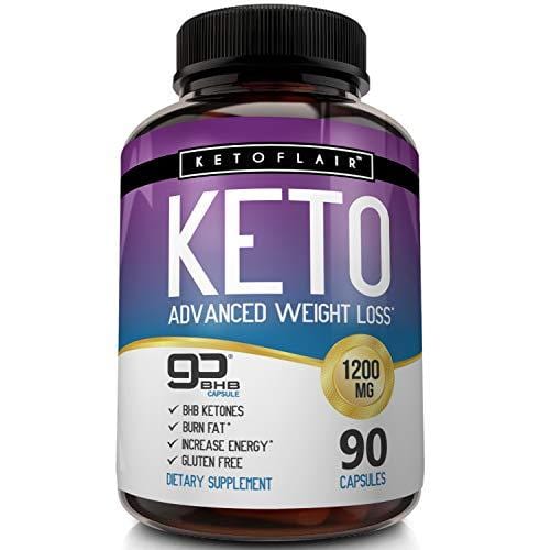 Best Keto Diet Pills GoBHB 1200mg, 90 Capsules Advanced Weight Loss Ketosis Supplement - Natural BHB Salts (beta hydroxybutyrate) Ketogenic Fat Burner, Carb Blocker, Non-GMO - Best Weight Loss Support