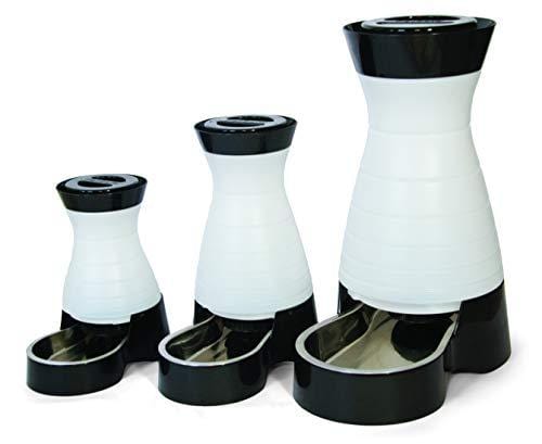 PetSafe Healthy Pet Water Station, Dog and Cat Water System with Stainless Steel Bowl, Medium, 128 oz.