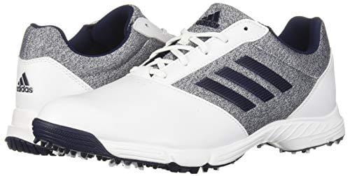 adidas Womens TECH Response Golf Shoe, White/Silver Metallic/Indigo, 6 M US [product _type] adidas - Ultra Pickleball - The Pickleball Paddle MegaStore