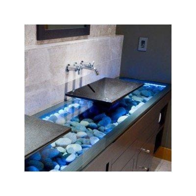 LEDwholesalers 12-Volt 16.4-ft RGB Color-Changing Kit with Controller and IR Remote, Power Supply, and LED Strip in White PCB, 2034RGB-R2+3369+3208