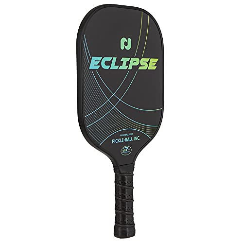 Champion Eclipse Graphite Pickleball Paddle - Blue/Green | Polymer Honeycomb Core, Graphite Hybrid Composite Face | Lightweight | Paddle Cover Included