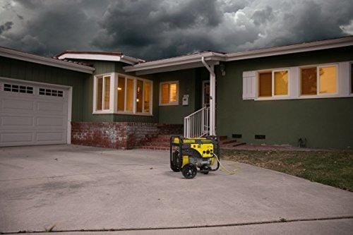 Champion 3800-Watt RV Ready Portable Generator with Wheel Kit