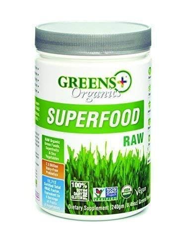 Greens Plus Organics Super-Food Raw | Non GMO | Dietary Supplement Greens Powder - 8.46 oz