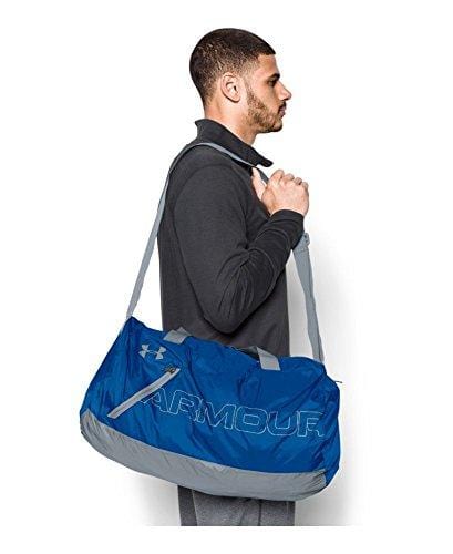 Under Armour Packable Duffle Bag, Royal /Silver, One Size