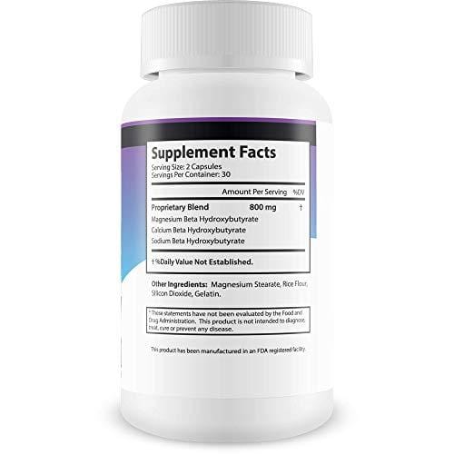 Pure Keto Slim - Keto Diet Pills - Exogenous Ketones Help Burn Fat - Weight Loss Supplement to Burn Fat - Boost Energy and Metabolism - 60 Capsules