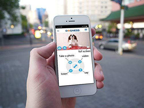 DOGNESS Dog Camera Treat Dispenser,HD Video WiFi Pet Camera with 2-Way Audio and Night Vision,Monitor Your Dogs and Cats