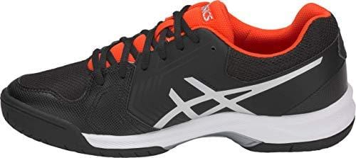 ASICS Gel-Dedicate 5 Men's Tennis Shoe, Black/Silver, 12 D US