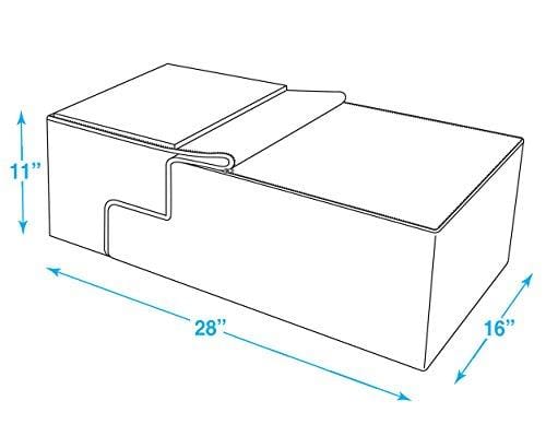Best Pet Supplies Foldable CertiPUR-US Certified Foam Pet Stairs/Steps - Brown Linen, 4-Step (H: 22")