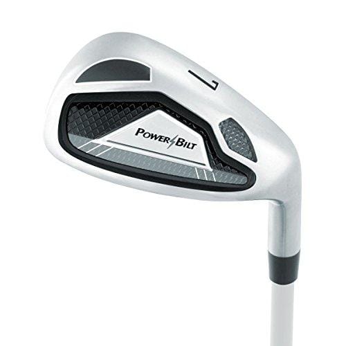 Powerbilt Junior Kids Boy's Ages 9-12 Golf Club Set, Left Hand, Silver