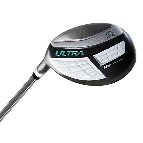 Wilson Ultra Womens Left Handed Complete Golf Club Set with Cart Bag, Gray Mint