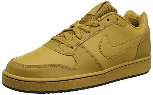 Nike Men's Ebernon Low Basketball Shoe, Wheat/Wheat-Black Size 7.5 D(M) US
