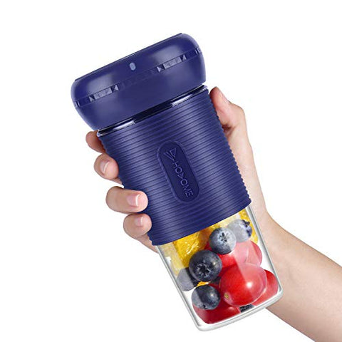 Portable Blender, Hosome Cordless Personal Blender Shakes and Smoothies, Single Serve Mini Mixer, USB Rechargeable Home Office Sports Travel Outdoors