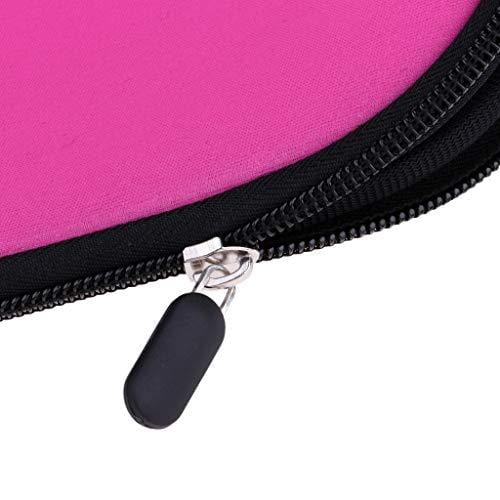 Prettyia Single Neoprene Pickleball Paddle Cover Case - Protect Your Paddle/Racket - Compact, Ultralight & Durable - A19