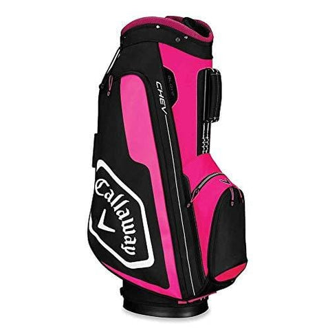 Callaway Golf 2019 Chev Cart Bag, Pink/White/Black