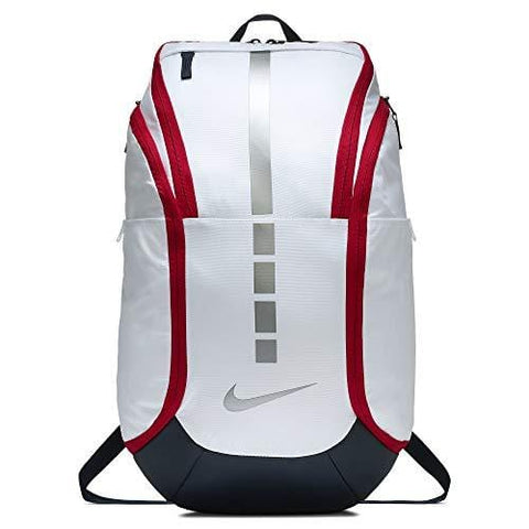 Nike Hoops Elite Hoops Pro Basketball Backpack White/Obsidian/Red