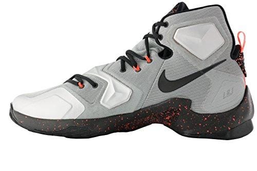 Nike Men's Lebron XIII Mid Basketball Shoes (Size 14) Gray/Black