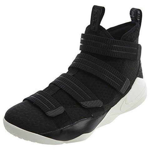 Nike Mens Lebron Soldier XI SFG Basketball Shoes Black/Racer Blue/Sail 897646-004 Size 10.5