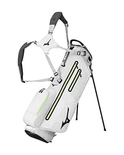 Mizuno K1-LO Stand Bag, Light Grey/Neon Green