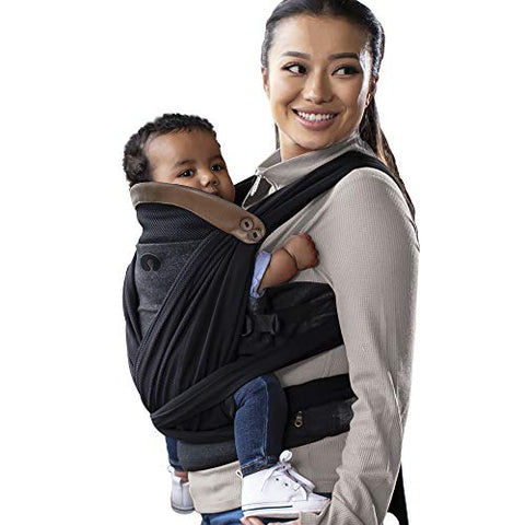 Boppy ComfyChic Baby Carrier, 4 Carrying Positions, Charcoal