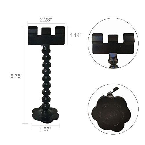 GLRSBUTY Pet Selfie Stick Dog Portable Selfie Stick Take Photos Training Toy for Phone Fits iPhone Samsung and Most Smartphone Tablet (Black)