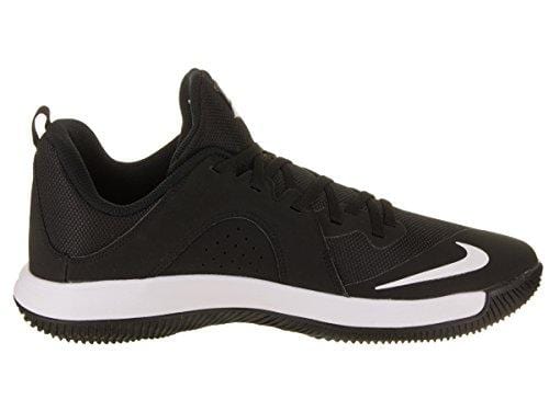 Nike Men's Fly.by Low Basketball Shoe, Black/White, 10.5